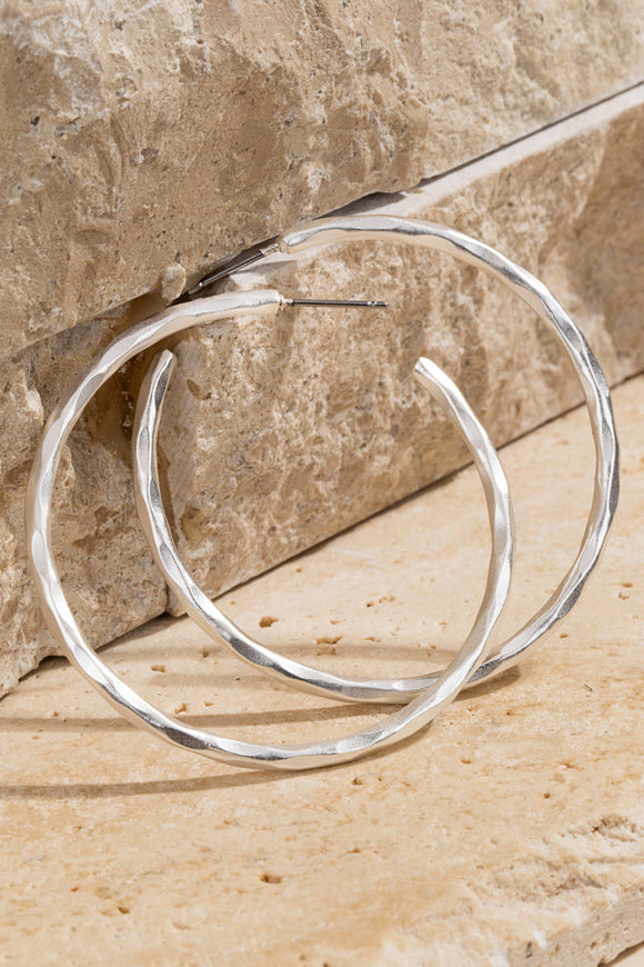 Matte Textured Hoops