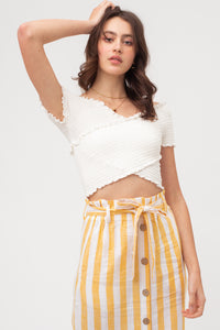 All Wrapped Up Crop Top