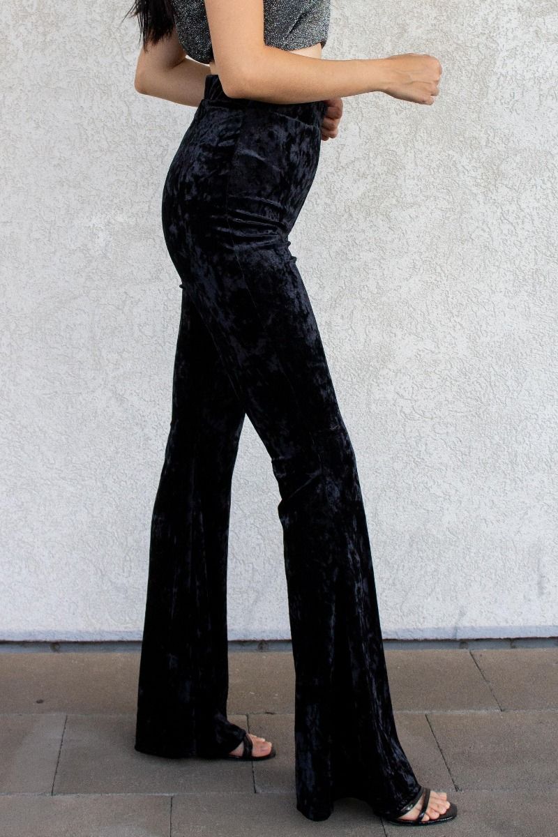 Moondance Velvet Bell Bottoms [RUBY] [PLUS] | Killstar