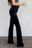 Ice Velvet Flare Pants