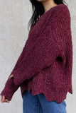 Shimmer Scalloped Sweater
