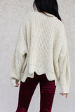 Shimmer Scalloped Sweater