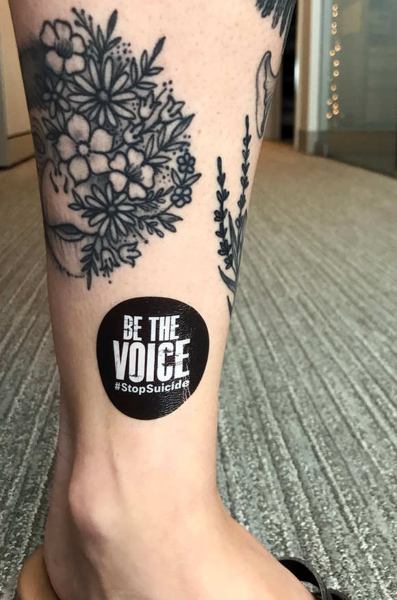 Be The Voice Temporary Tattoo